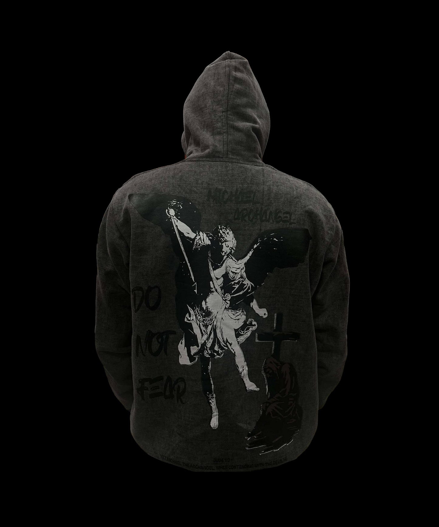 DO NOT FEAR-ACID WASHED HOODIE